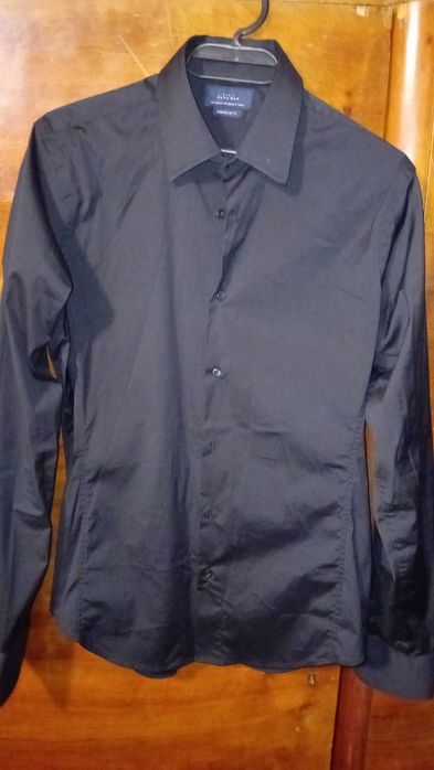 zara мъжка черна риза М