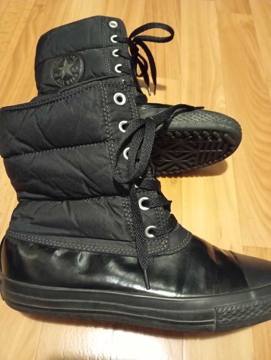 Боти естествен велур Lacoste и апрески Converse All Star