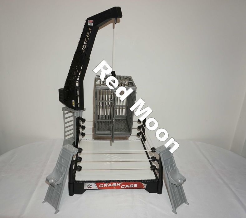 Кеч Ринг с Клетка WWE Crash Cage Wrestling Ring Playset Seat Launchers