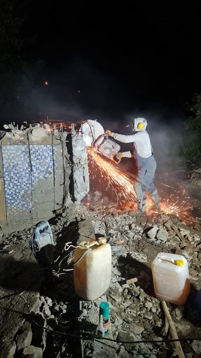 Алмазная Резка Бетона Свай Деформационных швов Плит Железобетона Стен