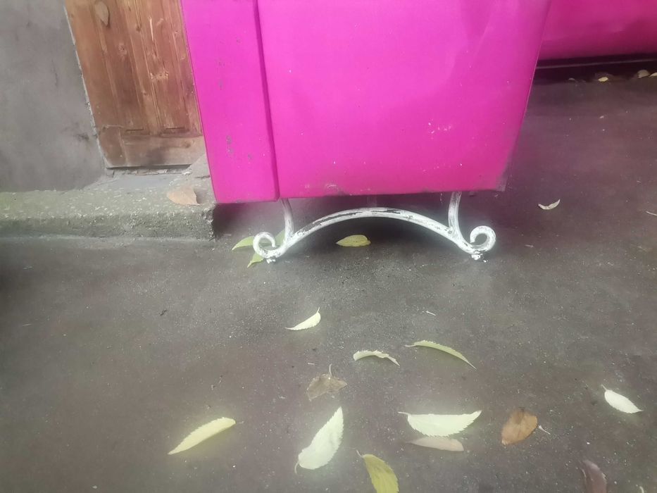 Комплект градински дивани от ковано желязо