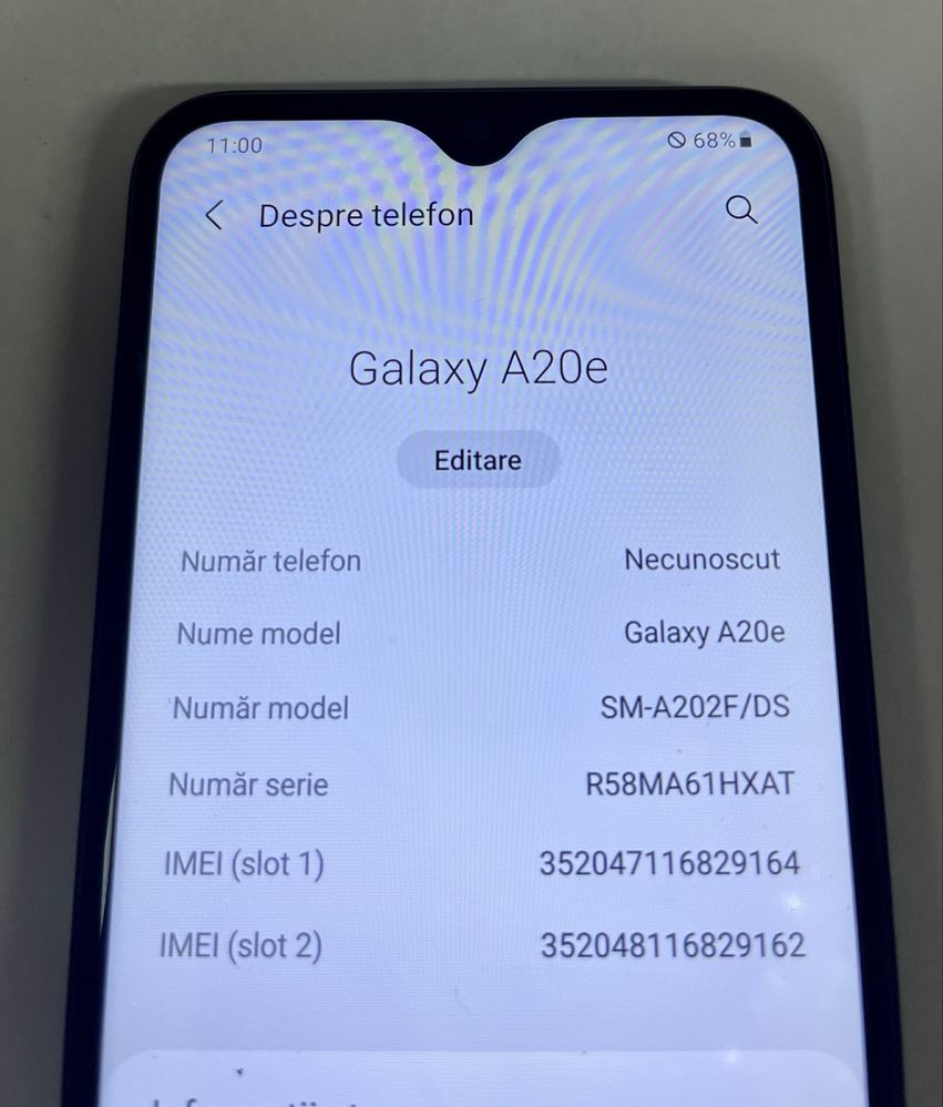 Samsung A20e dualsim