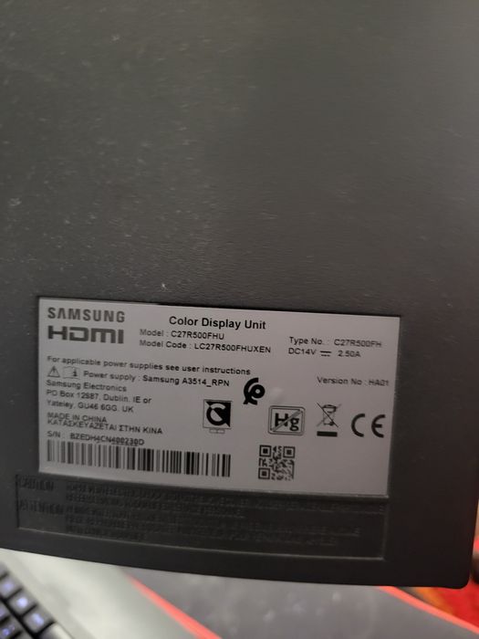 Monitor Samsung C27R50X