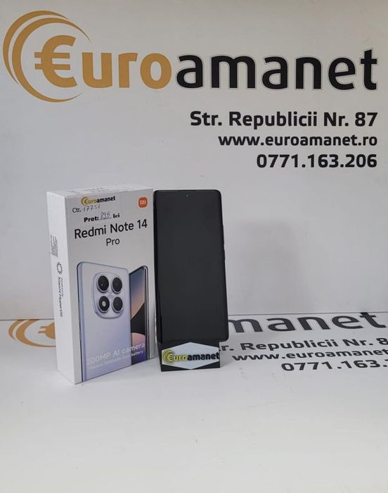 Telefon mobil Xiaomi Redmi Note 14 Pro, 8GB RAM, 256GB, 5G, -G-