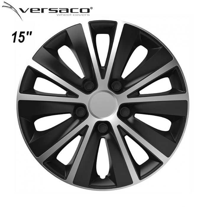Тасове за джанти 15'' Versaco Rapid Silver / Black 56018