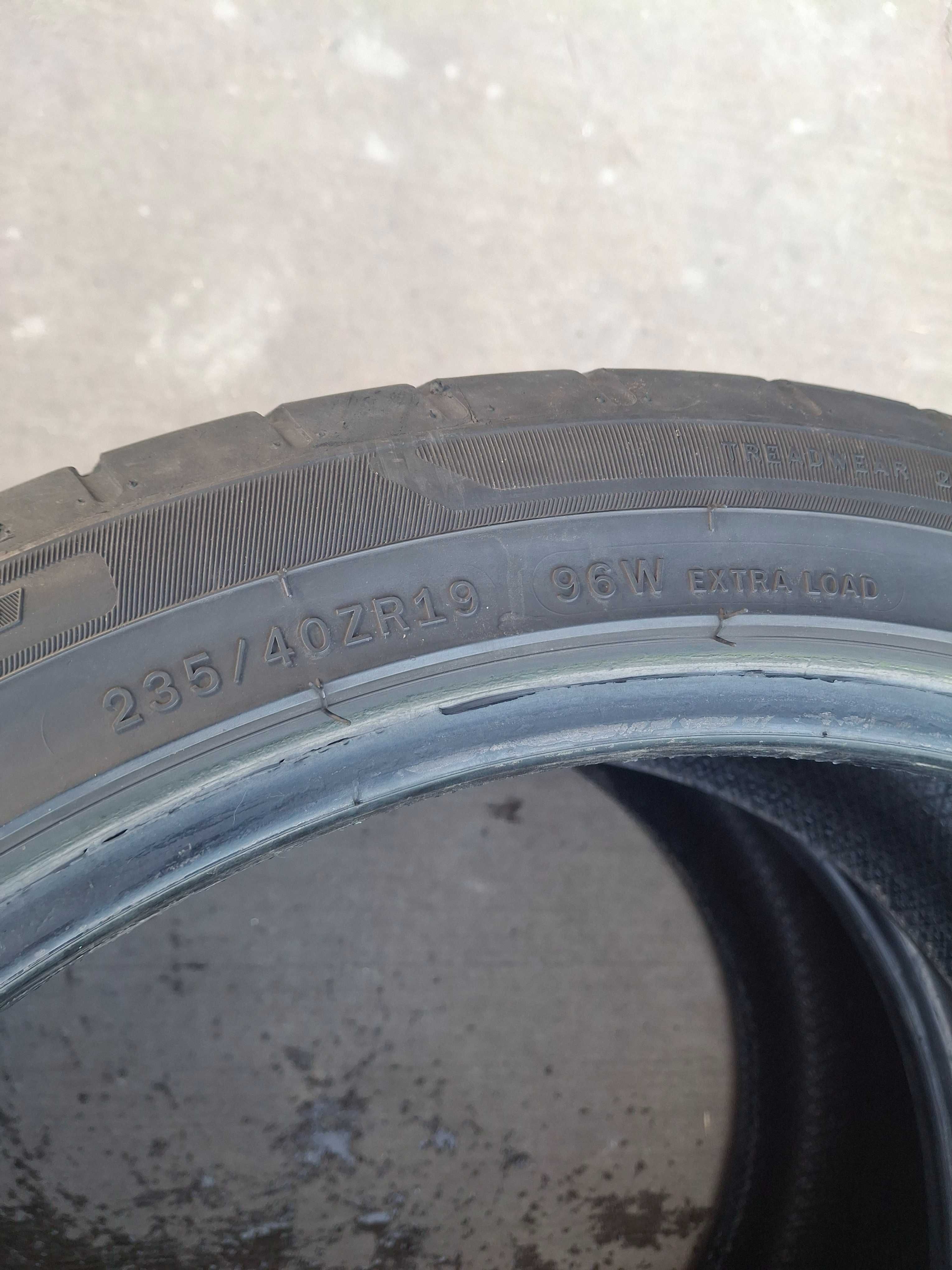 2бр. летни гуми 235/40/19 Windforce DOT 0124