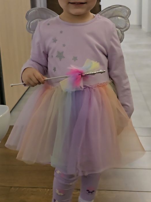 Рокля за Хелоуин маскараден костюм с крила H&M 86-92см