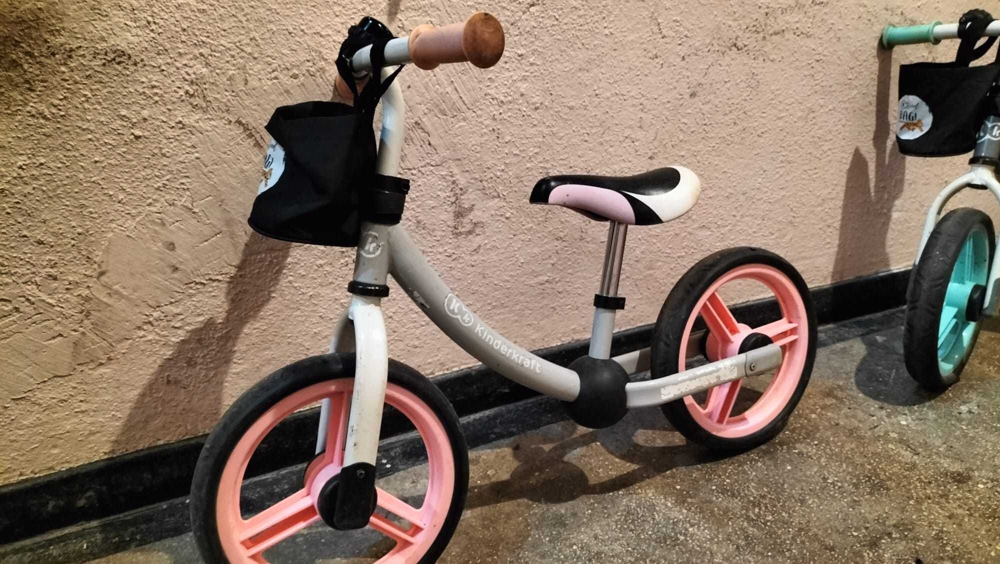 doua biciclete fara pedale Kinderkraft potrivite gemeni