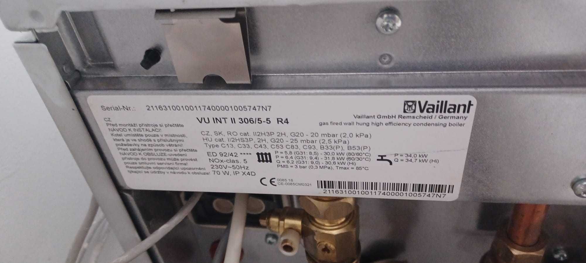 Centrala Vaillant VU INT II 306/5-5R4- schimbator de caldura defect