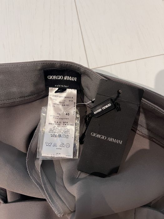 Копринен панталон GIORGIO ARMANI