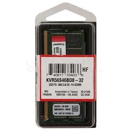 Kingston SO-DIMM 32GB DDR5 5600MHz Kingston (2 ШТ)