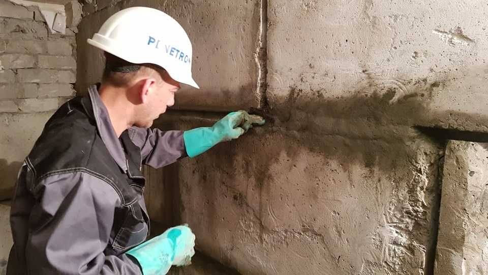 Гидроизоляция бетона с гарантии 100% под ключ с материалом Пенетрон
