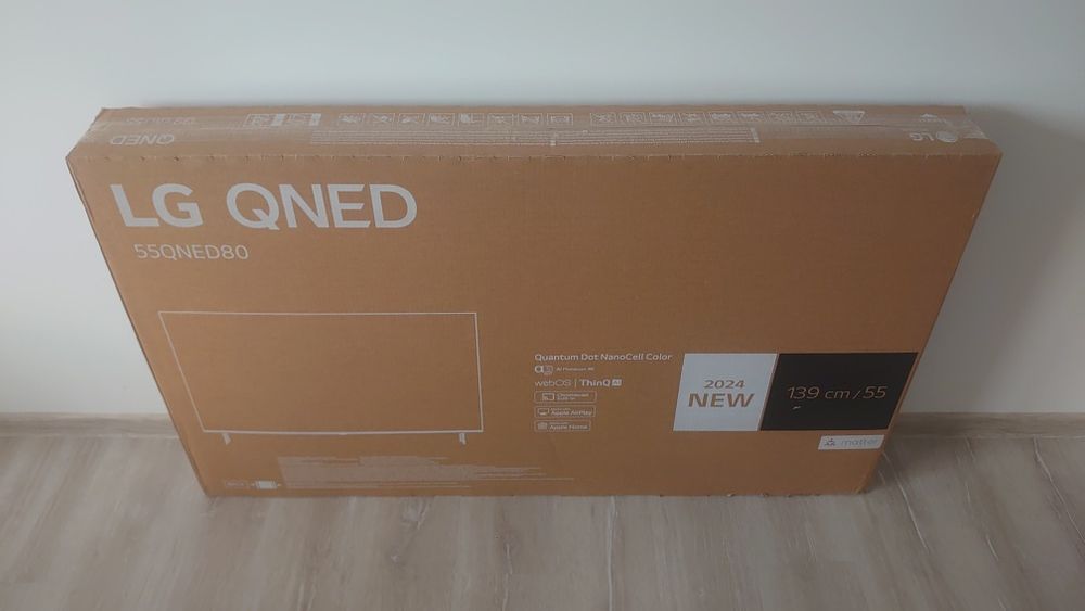 LG QNED 55 инча телевизор ЧИСТО нов.