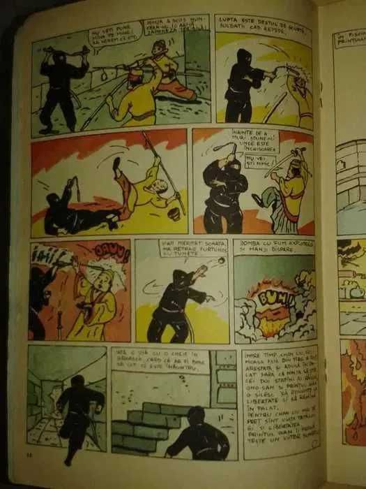 Aventurile unui Ninja revista de benzi desenate romaneasca