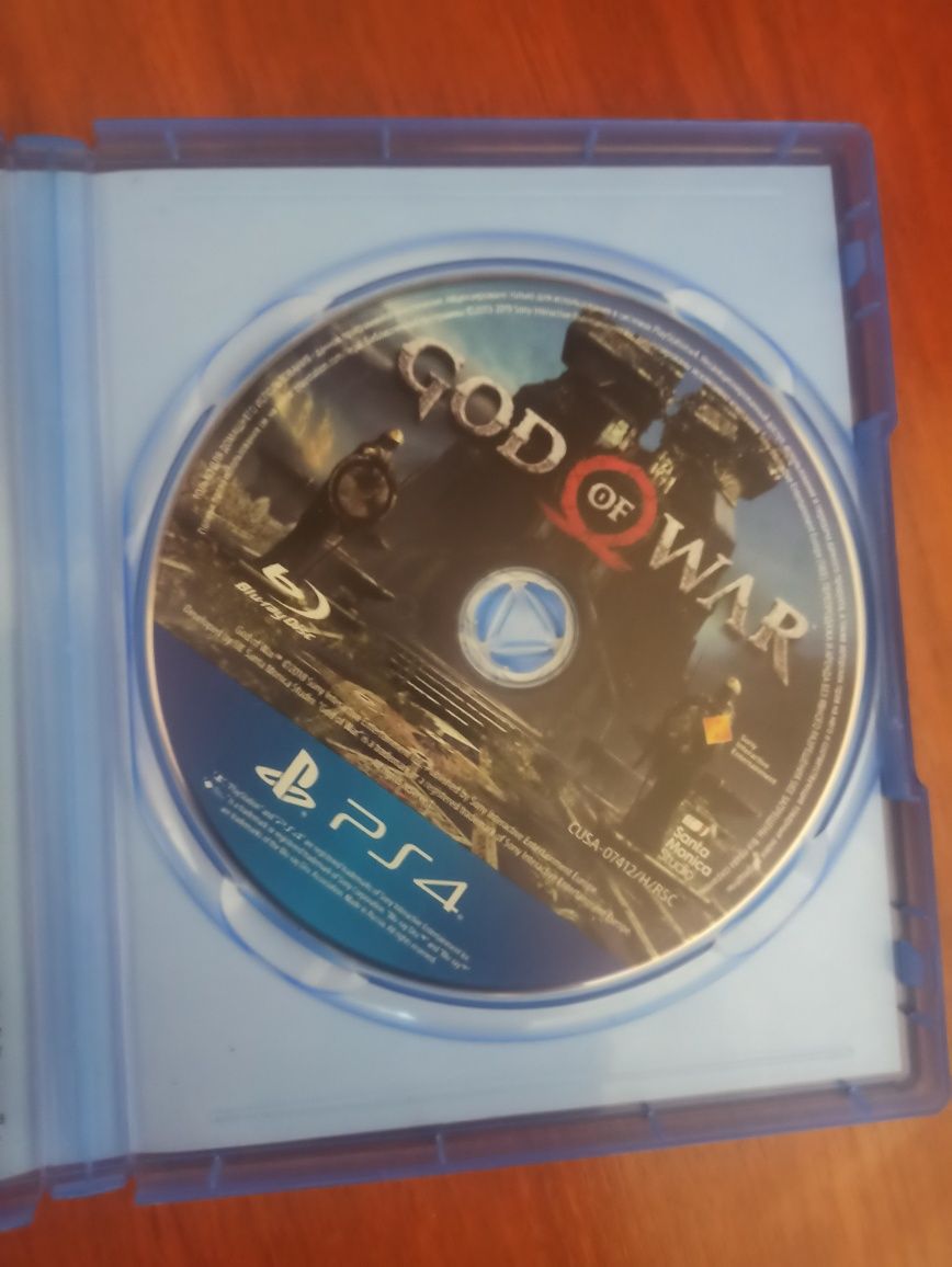 Диск God of War PS4