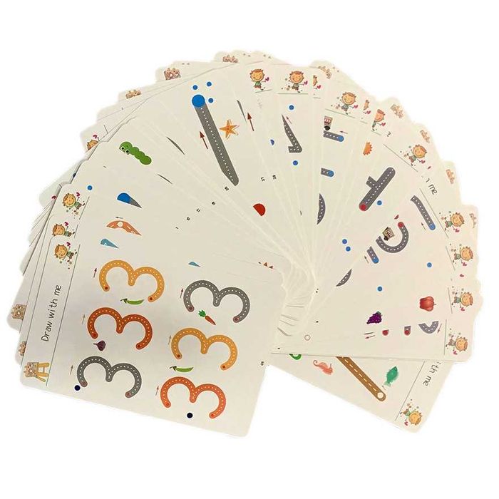 Carte reutilizabilă de asociere si recunoastere – 64 pagini