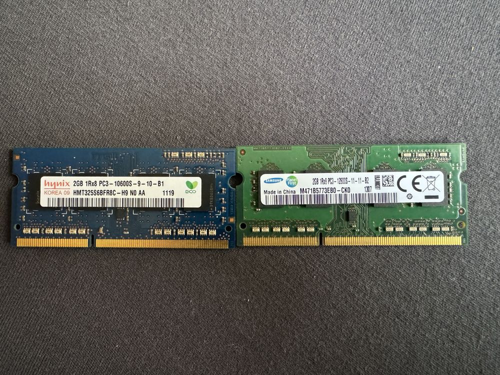 Memorii ram laptop DDR3 2x2GB