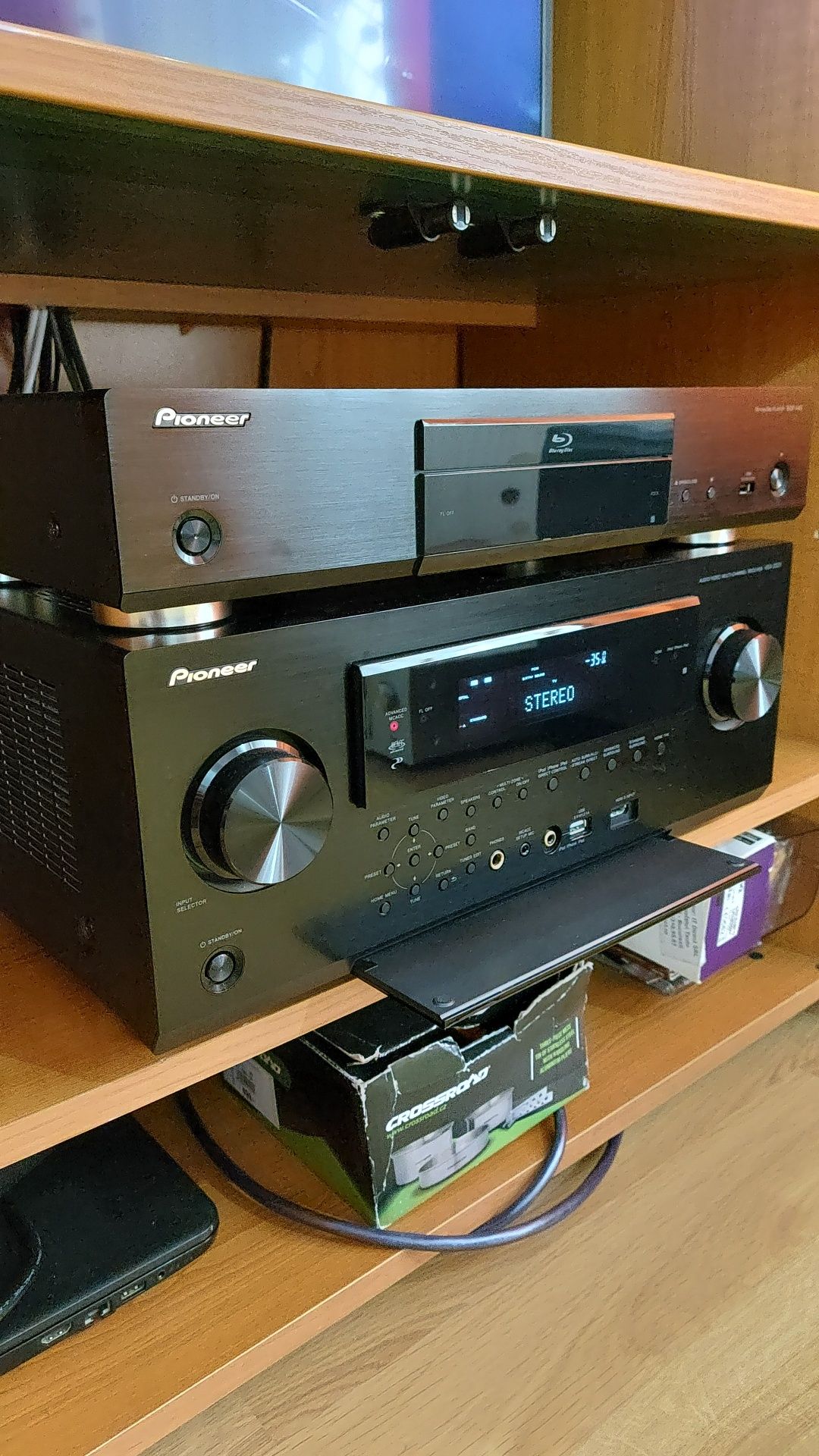 Receiver/amplificator Pioneer +boxe Mission M35i