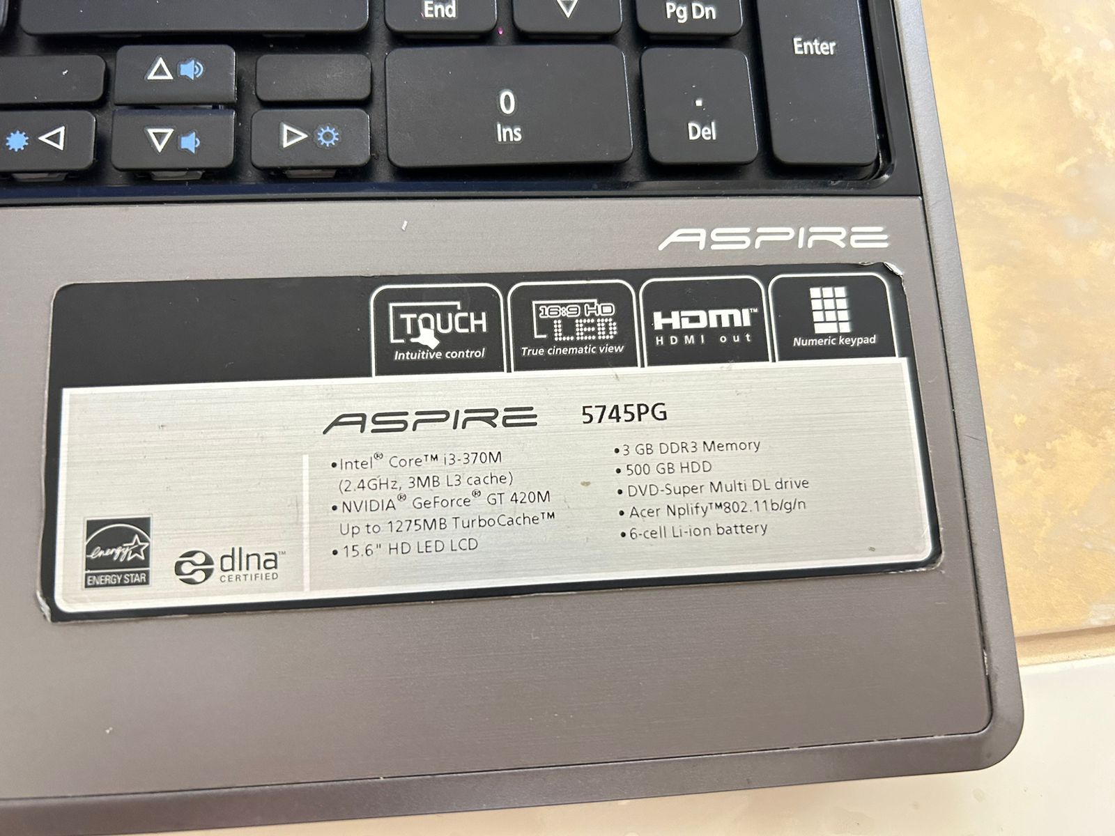 Ноутбук,acer aspire
