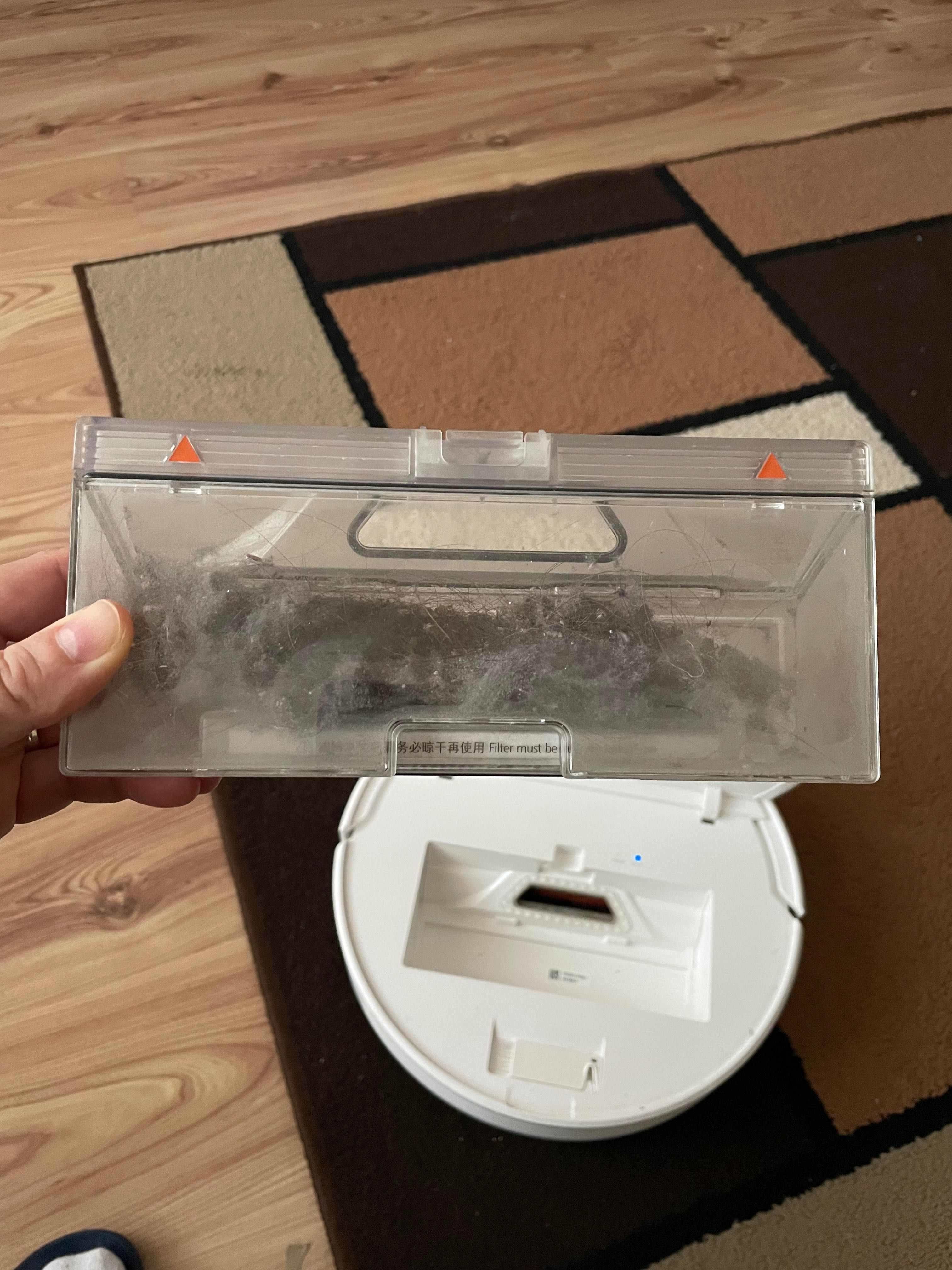 Робот прахосмукачка Dreame F9 Mop Max, 40 W, Батерия 5200mAH, Бял