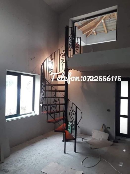 Scări Spirală pentru interior și exterior