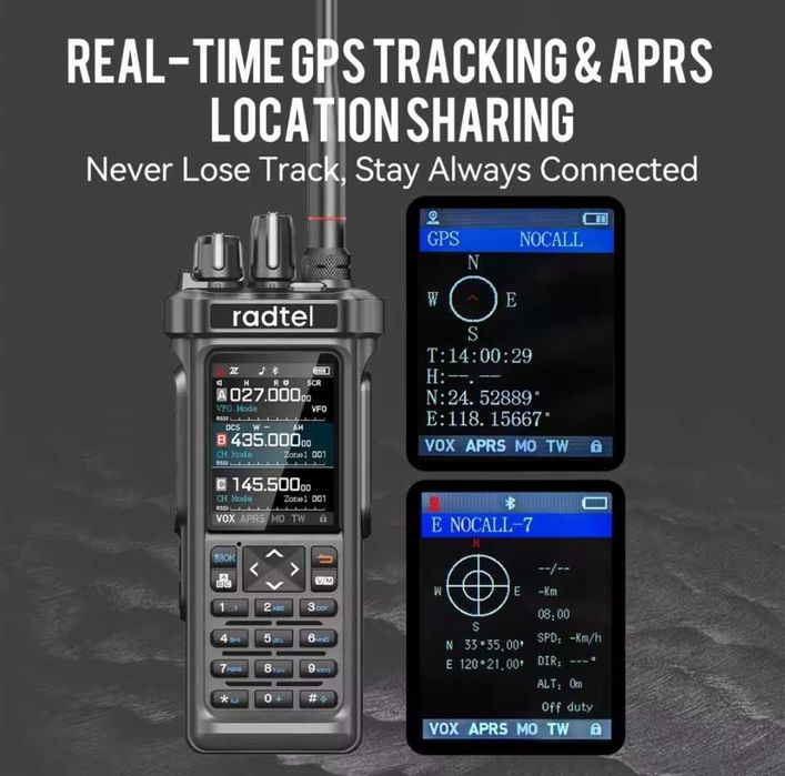 Radtel RT-950 PRO Bluetooth GPS APRS радиостанция