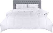 Pilota usoara Utopia Bedding, 200 x 200 cm, microfibra, alba