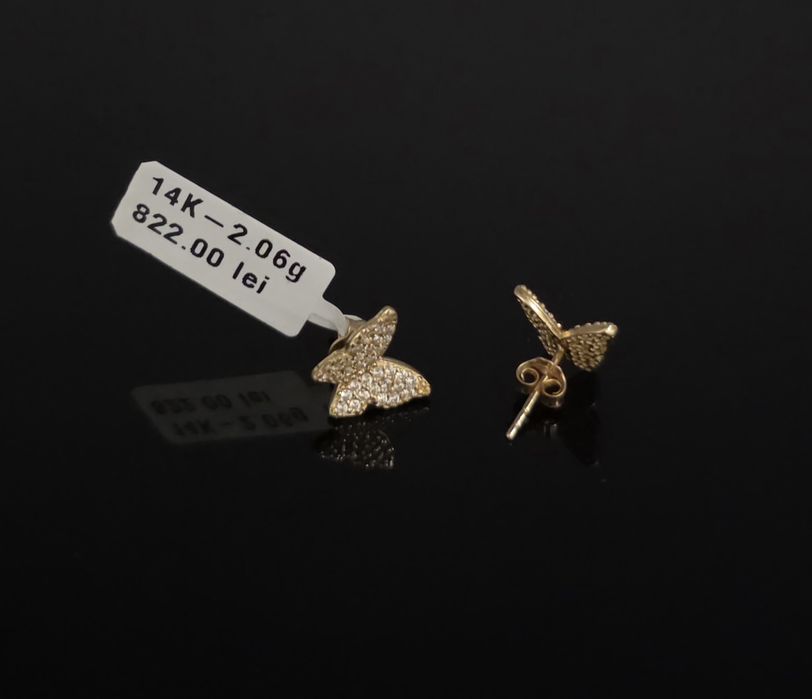 Cercei aur 14k 2.06gr