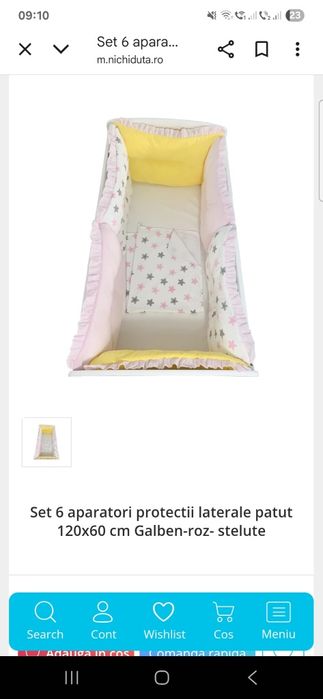 Aparatori/protectii laterale patut bebe