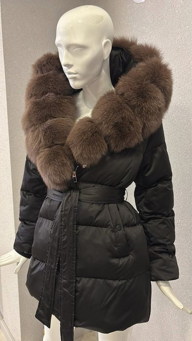 Geaca cu blana naturala S