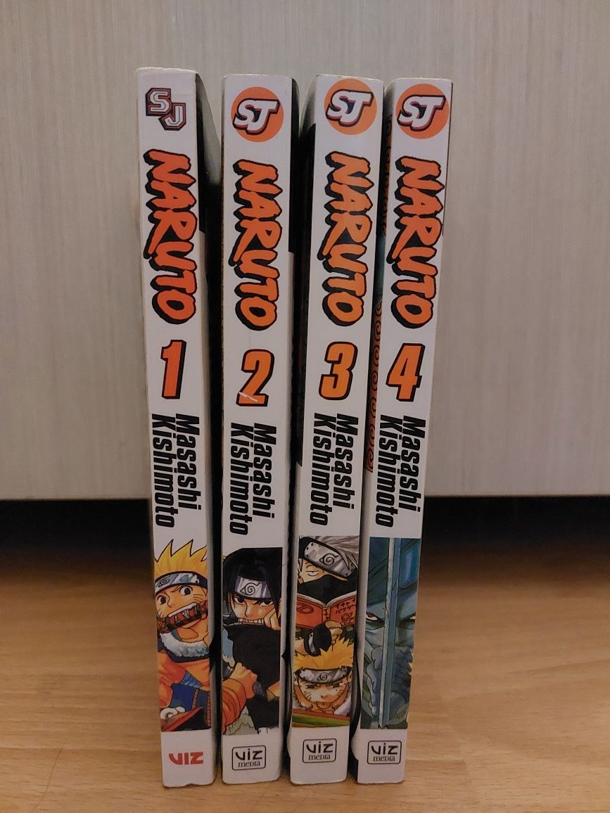 Naruto volumele 1-3