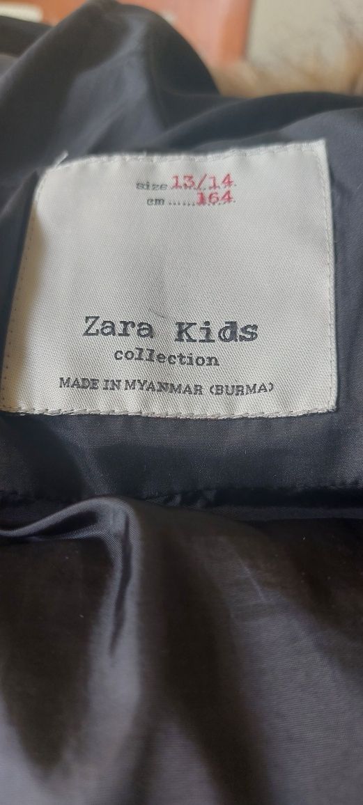 Дълго детско зимно яке Zara kids