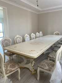 МДФ стол Трансформер стулья гостиный кухный рассрочка мебель