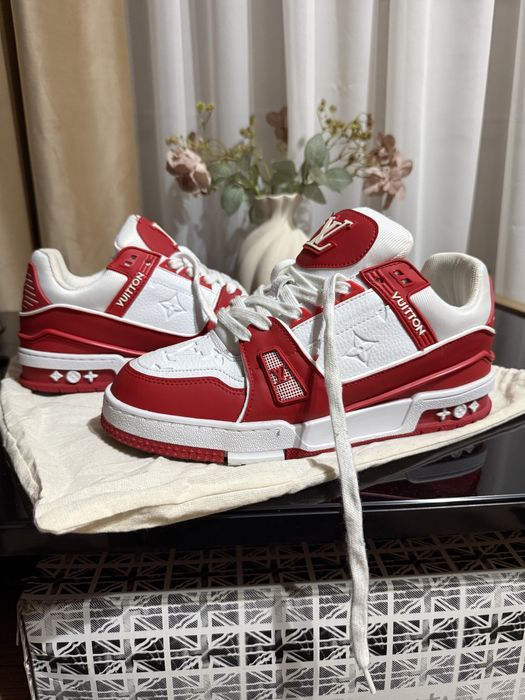 Adidași Louis Vuitton Red mărimea 42