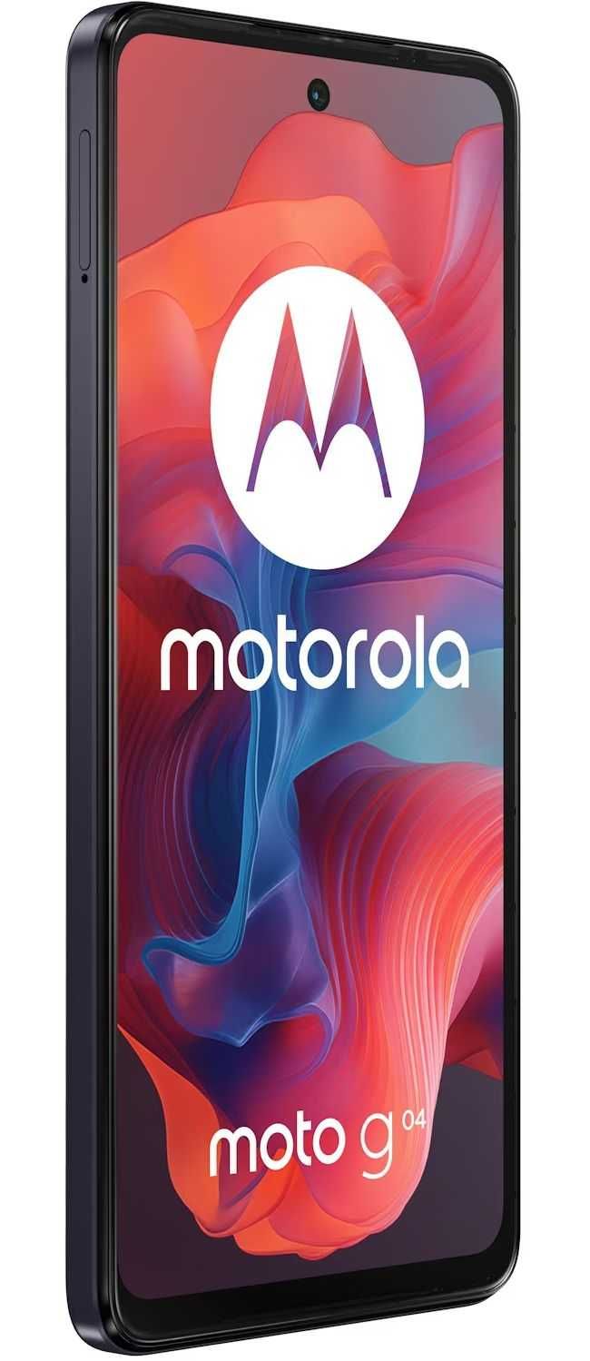 Чисто нов Motorola MotoG04, 4GB, 64GB, Black + Безжични слушалки