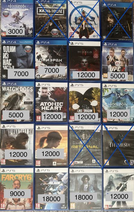 Игры для PS4 PS5 по доступной цене
