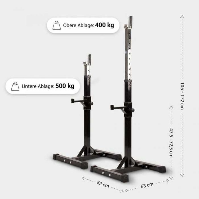 Suport bară reglabil fitness