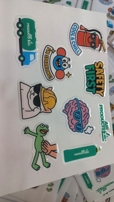 3D stikerlar ishlab chiqarish изготовление 3д стикеров