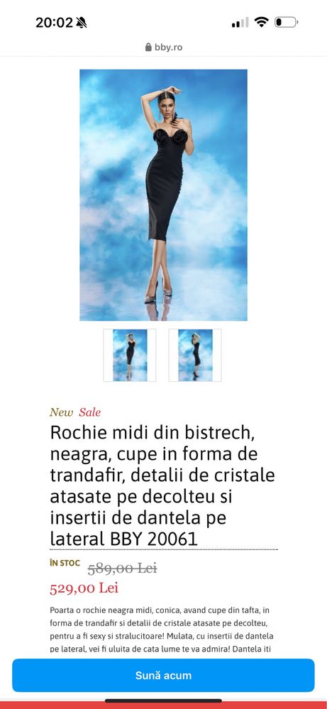 Rochie bby noua marimea 36