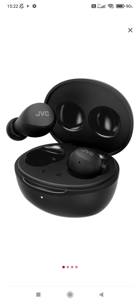 Casti JVC HA-A6T-B-U, True Wireless, Bluetooth, In-Ear, Microfon,negre