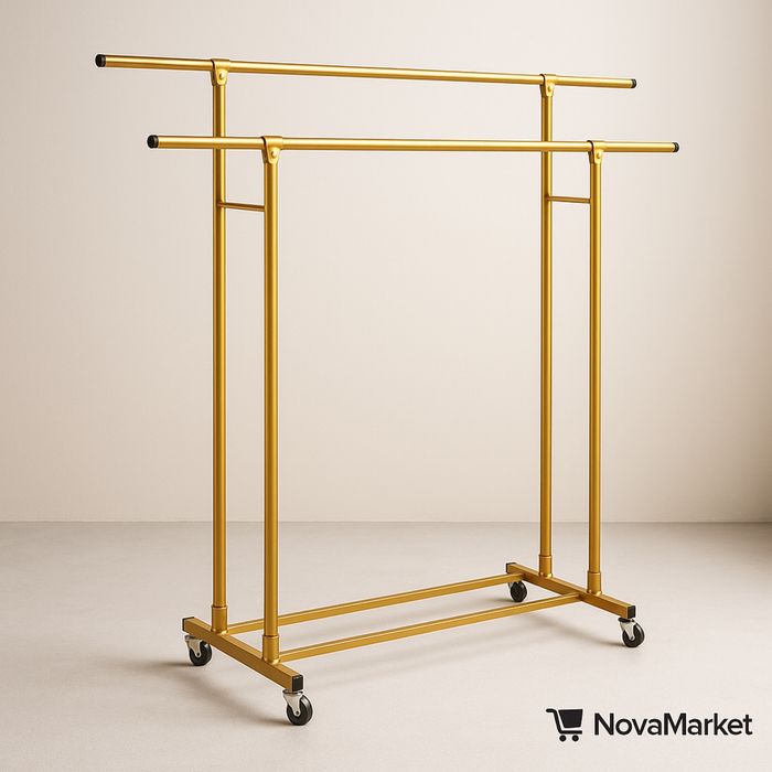 вешалка металлическая напольная усиленная 100 кг