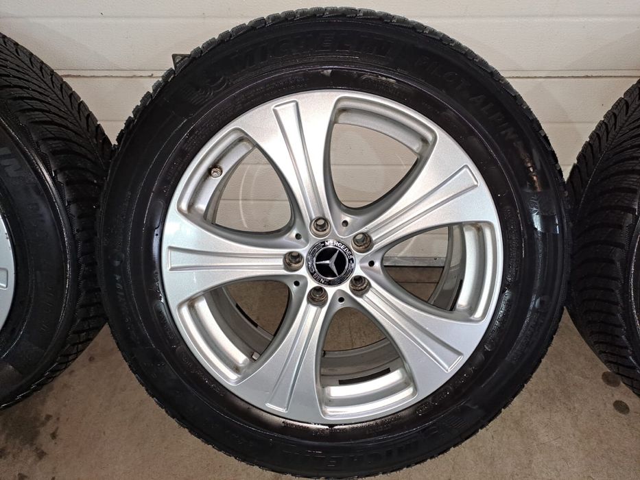 Roți iarnă mercedes glc R18, anvelope Michelin