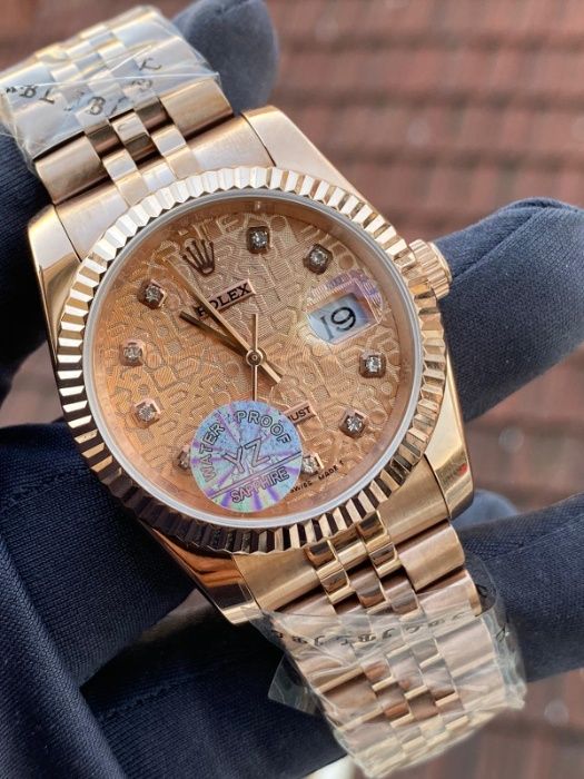 Rolex Date Just 36 mm LADY Rose Gold