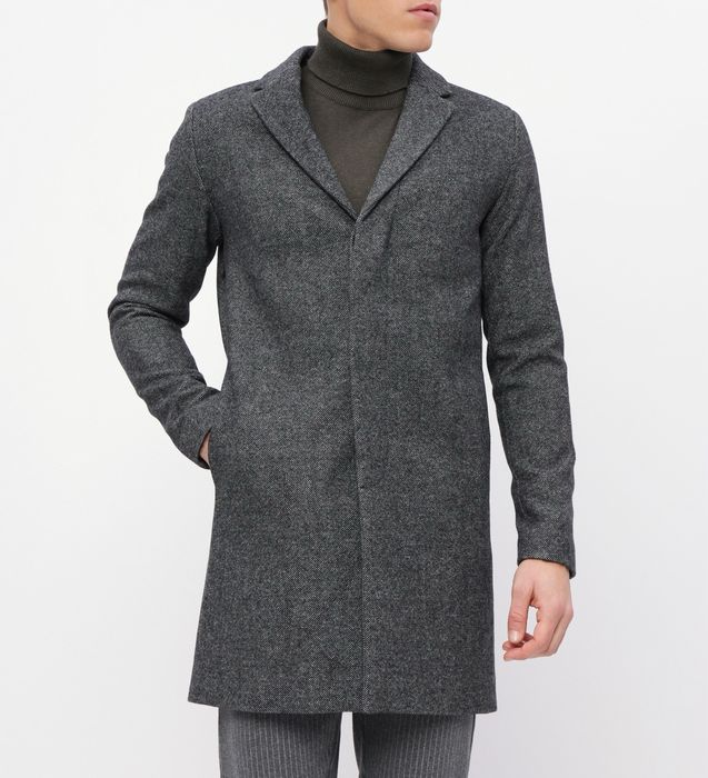 Ново мъжко зимно вълнено  палто Selected Homme
