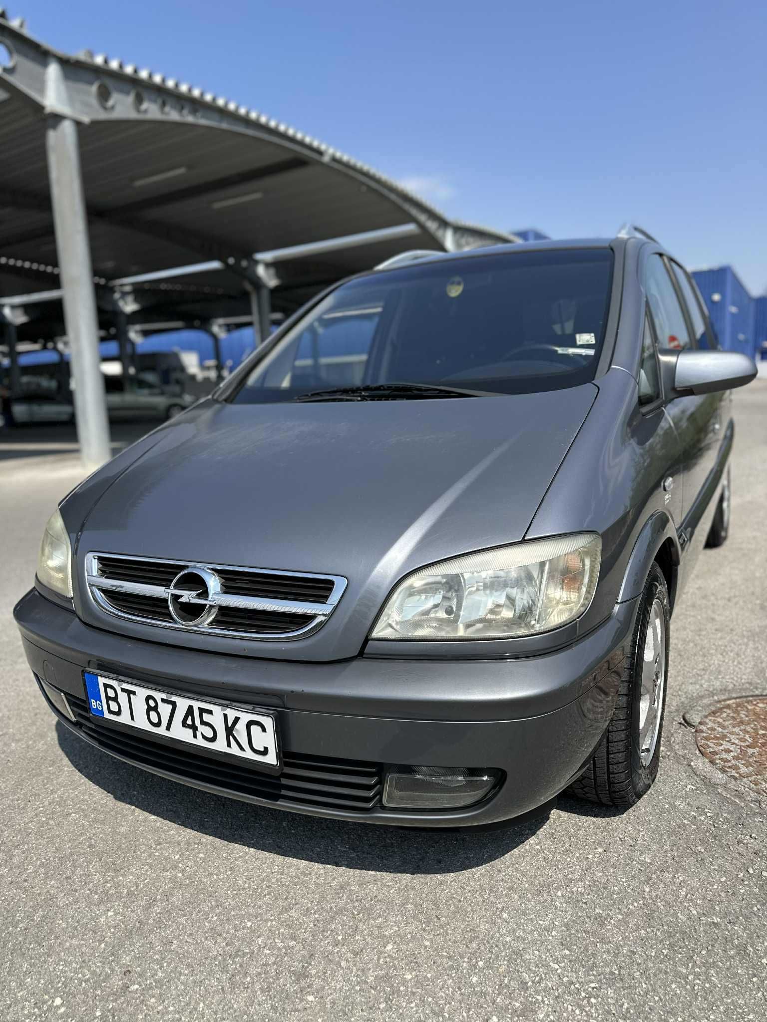 Opel Zafira 2.0 DTI, 100 к.с., автомат, 7 места – 2005 г.