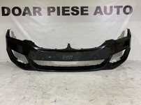 Bara fata BMW Seria 5, G30/G31, M-Sport, 2016, 2017, 2018, 2019, 2020, cod origine OE 51118064928, cu gauri pentru senzori de parcare.