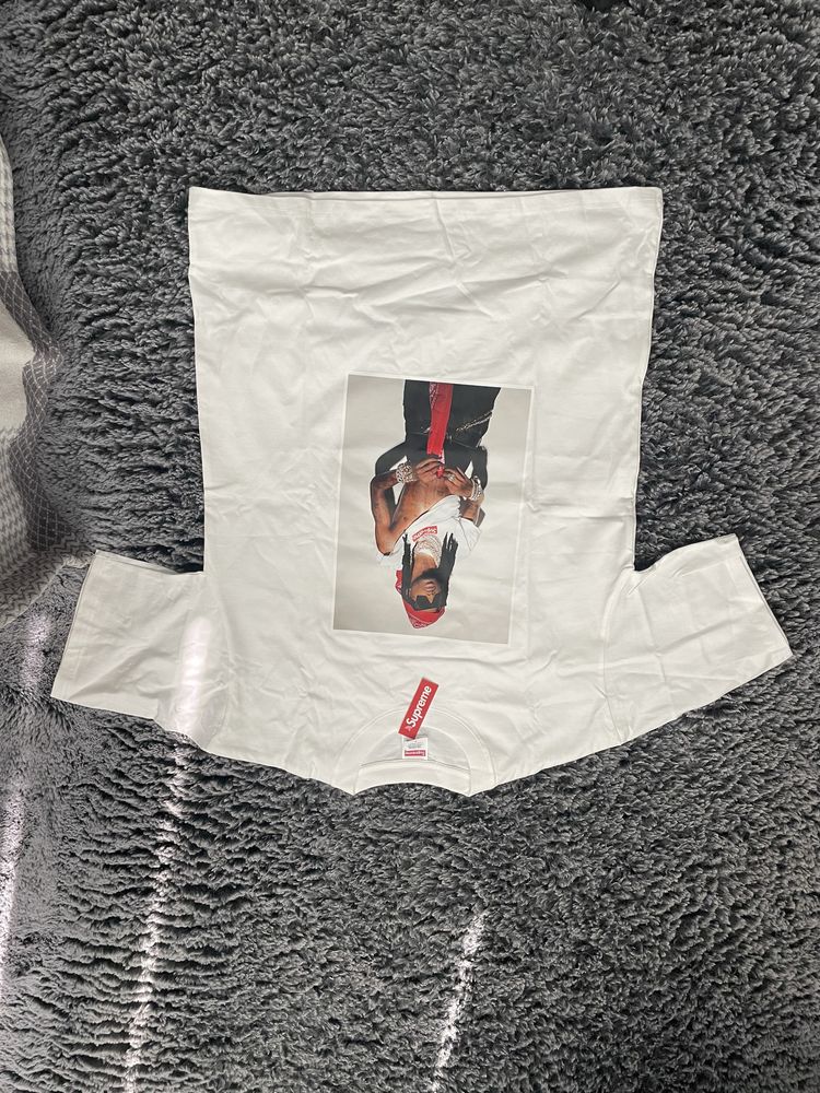 Supreme playboi carti tee white + playboi carti постер