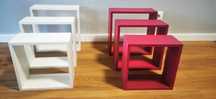 Set 3 rafturi perete MDF