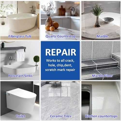 Нов Ремонтен комплект за баня — поправка на пукнатини и отчупвания