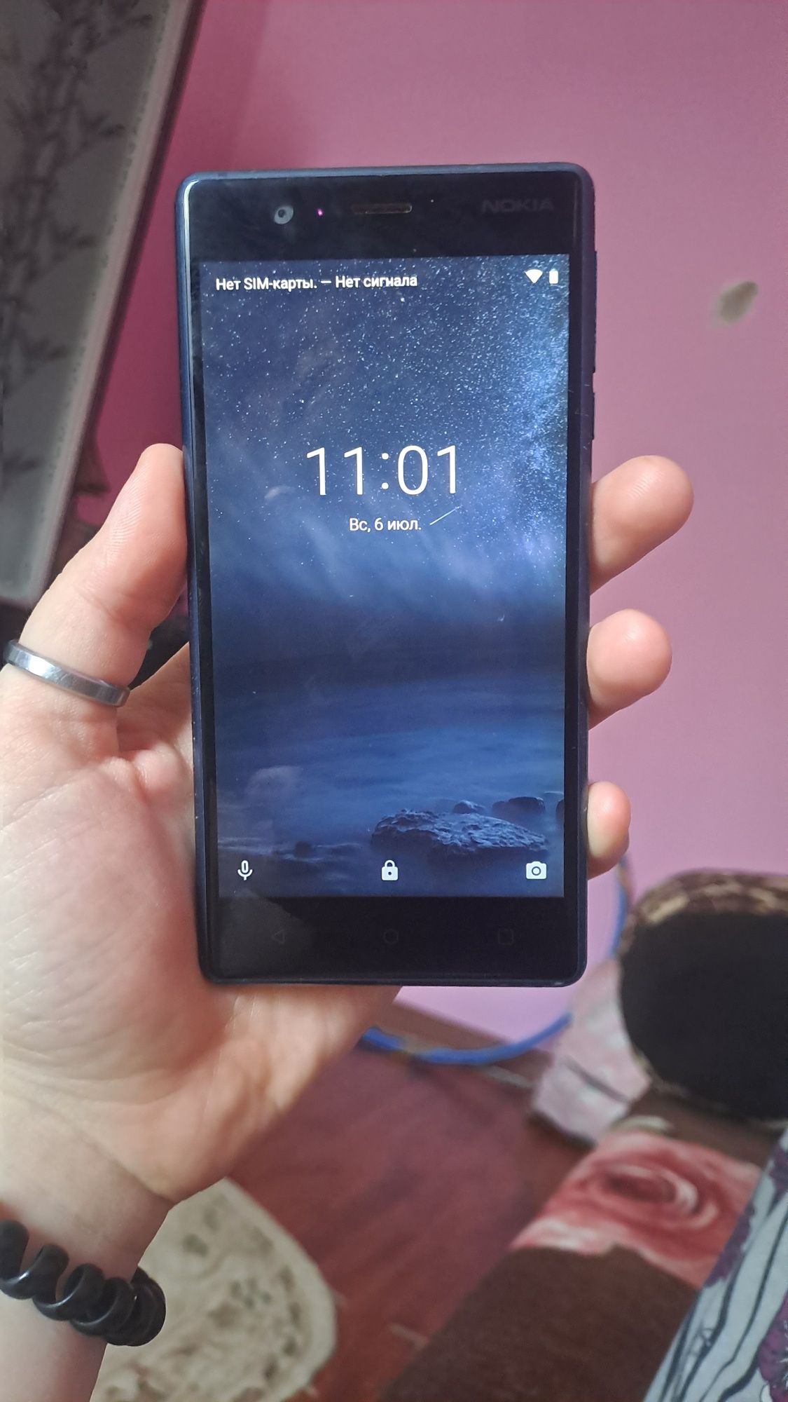 Nokia 3 сенсорный с 2 симкартами ,работает нормально, хороший телефон